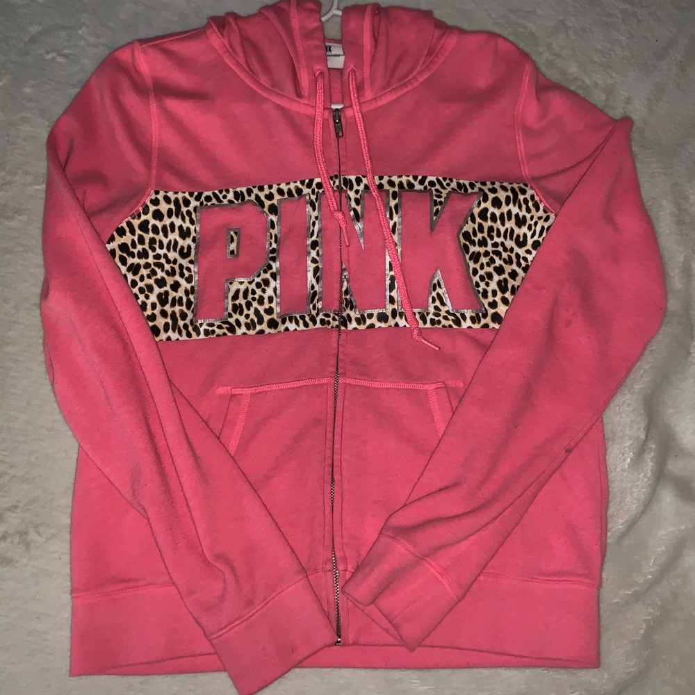 Pink hoodie